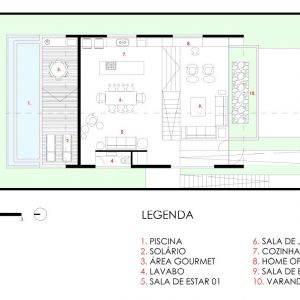 Pavimento Térreo. (Ar:Co – Arquitetura Cooperativa).