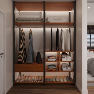 Closet da Suíte Principal. (Ar:Co – Arquitetura Cooperativa).