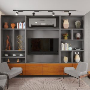 Sala de Estar. (Ar:Co – Arquitetura Cooperativa).