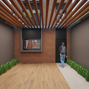 Garagem Coberta. (Ar:Co – Arquitetura Cooperativa).