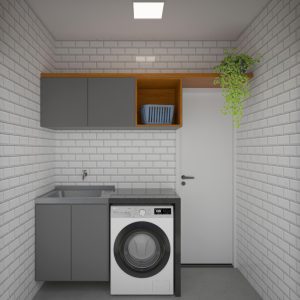 Lavanderia. (Ar:Co – Arquitetura Cooperativa).