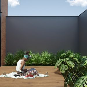 Opção com Quintal nos fundos. (Ar:Co – Arquitetura Cooperativa).