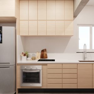 Cozinha. (Ar:Co – Arquitetura Cooperativa).