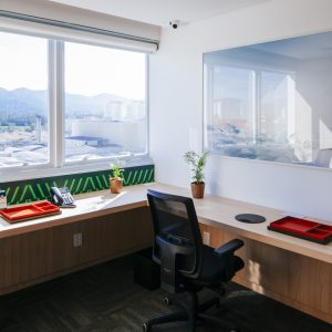 Vista do Departamento Financeiro. (Ar:Co – Arquitetura Cooperativa).