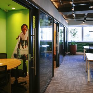 Salas de Atendimento Área de Trabalho Sul. (Ar:Co – Arquitetura Cooperativa).