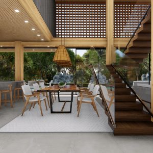 Sala de jantar. (Ar:Co – Arquitetura Cooperativa).