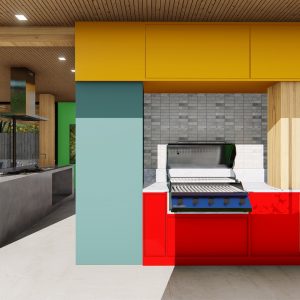 Área gourmet. (Ar:Co – Arquitetura Cooperativa).