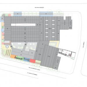 Planta do Segundo Pavimento / Cobertura. (Ar:Co-Arquitetura Cooperativa).