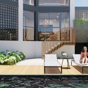 Área de Lazer. (Ar:Co – Arquitetura Cooperativa).