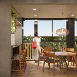 Espaço Gourmet. (Ar:Co – Arquitetura Cooperativa).