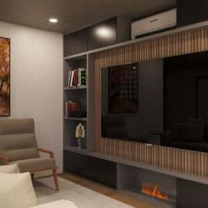 Sala de Estar. (Ar:Co – Arquitetura Cooperativa).