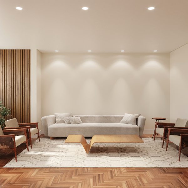 Sala de Estar. (Ar:Co – Arquitetura Cooperativa).