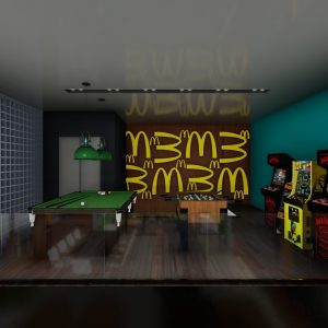 Mezanino / Jogos. (Ar:Co – Arquitetura Cooperativa).