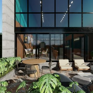 Estar Externo. (Ar:Co – Arquitetura Cooperativa).