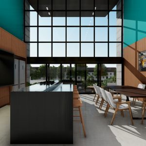 Cozinha / Sala de Jantar. (Ar:Co – Arquitetura Cooperativa).