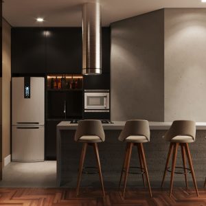 Cozinha Gourmet. (Ar:Co – Arquitetura Cooperativa).