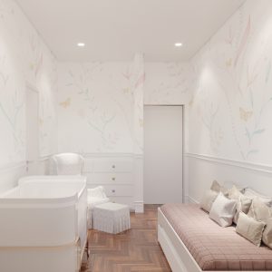 Dormitório Bebê. (Ar:Co – Arquitetura Cooperativa).