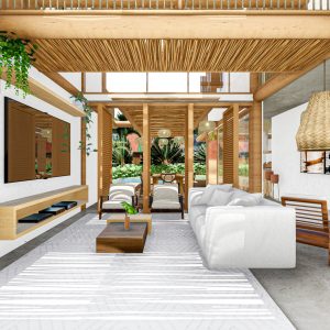 Sala de Estar. (Ar:Co – Arquitetura Cooperativa).