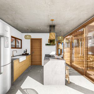 Cozinha . (Ar:Co – Arquitetura Cooperativa).