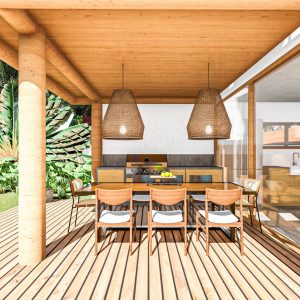 Área Gourmet. (Ar:Co – Arquitetura Cooperativa).