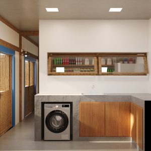 Área de Serviços. (Ar:Co – Arquitetura Cooperativa).