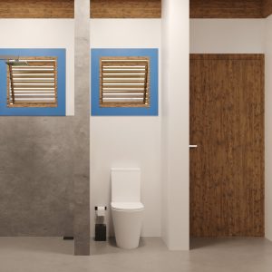 Banheiro Suíte. (Ar:Co – Arquitetura Cooperativa).