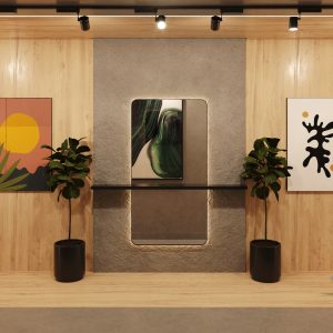 Hall de Acesso. (Ar:Co-Arquitetura Cooperativa).