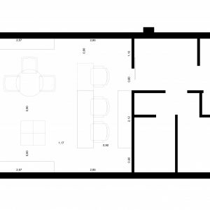 Planta / Layout. (Ar:Co – Arquitetura Cooperativa).