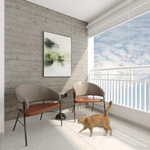 Varanda Gourmet. (Ar:Co-Arquitetura Cooperativa).