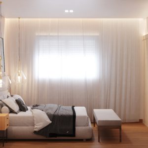 Suíte. (Ar:Co – Arquitetura Cooperativa).