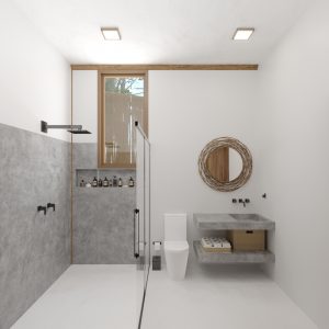 Banheiro Comum. (Ar:Co – Arquitetura Cooperativa).