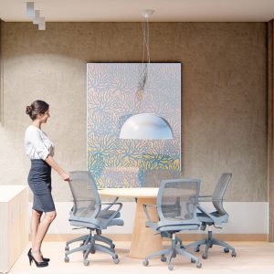 Sala de Reunião. (Ar:Co – Arquitetura Cooperativa).