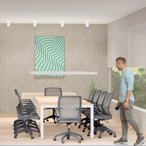 Sala de Reunião. (Ar:Co – Arquitetura Cooperativa).