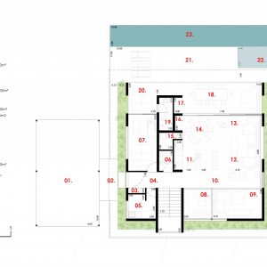 Planta Pavimento Térreo. (Ar:Co – Arquitetura Cooperativa).