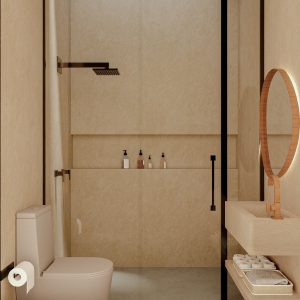 Banheiro. (Ar:Co – Arquitetura Cooperativa).