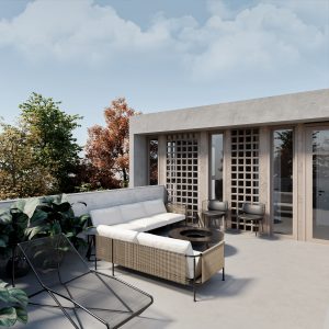 Terraço. (Ar:Co – Arquitetura Cooperativa).