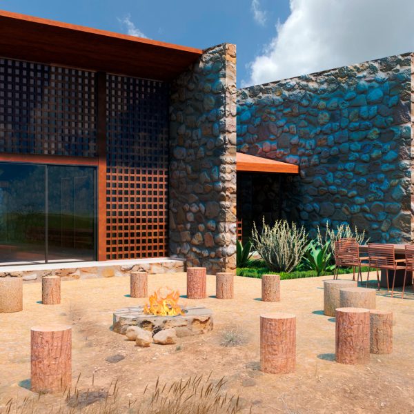 Acesso Principal. (Ar:Co – Arquitetura Cooperativa).