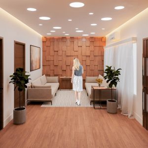 Recepção. (Ar:Co – Arquitetura Cooperativa).