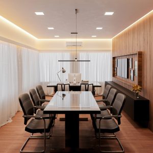 Diretoria 1 / Sala de Reuniões. (Ar:Co – Arquitetura Cooperativa).