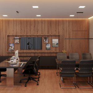 Diretoria 1 / Sala de Reuniões. (Ar:Co – Arquitetura Cooperativa).