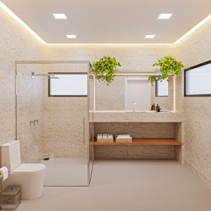 Banheiro. (Ar:Co – Arquitetura Cooperativa).