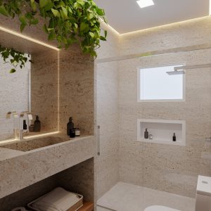 Banheiro. (Ar:Co – Arquitetura Cooperativa).