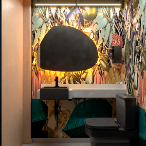 Lavabo da Sala 2. (Ar:Co – Arquitetura Cooperativa).