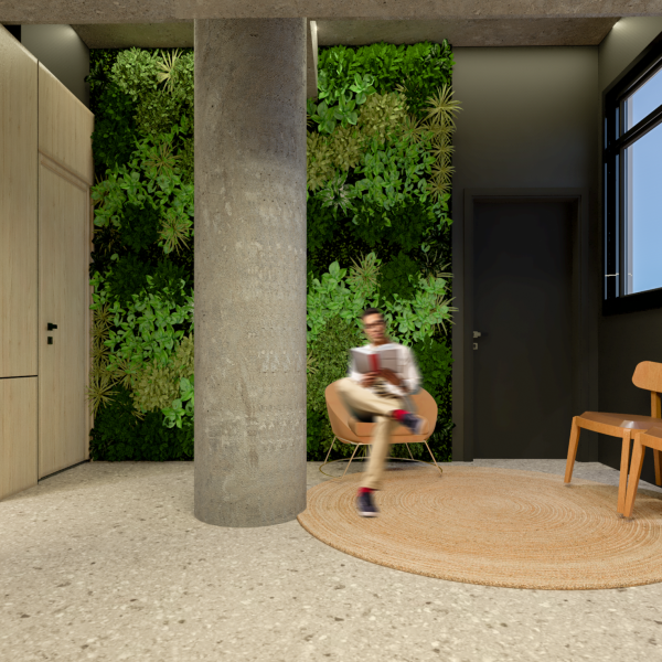 Recepção. (Ar:Co – Arquitetura Cooperativa).