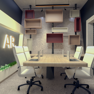 Sala Coworking. (Ar:Co – Arquitetura Cooperativa).