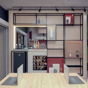 Sala Coworking. (Ar:Co – Arquitetura Cooperativa).