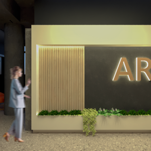 Sala Coworking. (Ar:Co – Arquitetura Cooperativa).